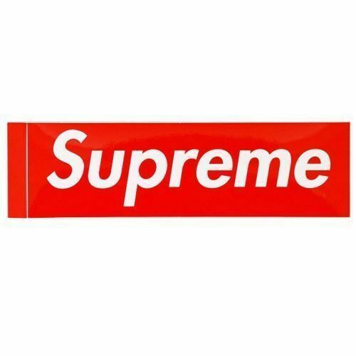 silver supreme sticker